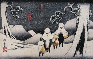 Ohi, da Sessantanove Stazioni sul Kisokaido da Utagawa Hiroshige